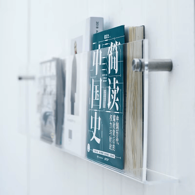 Porte revue mural - ModernStorageRack™ - Transparent
