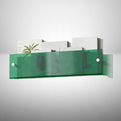 Porte revue mural - ModernStorageRack™ - Vert