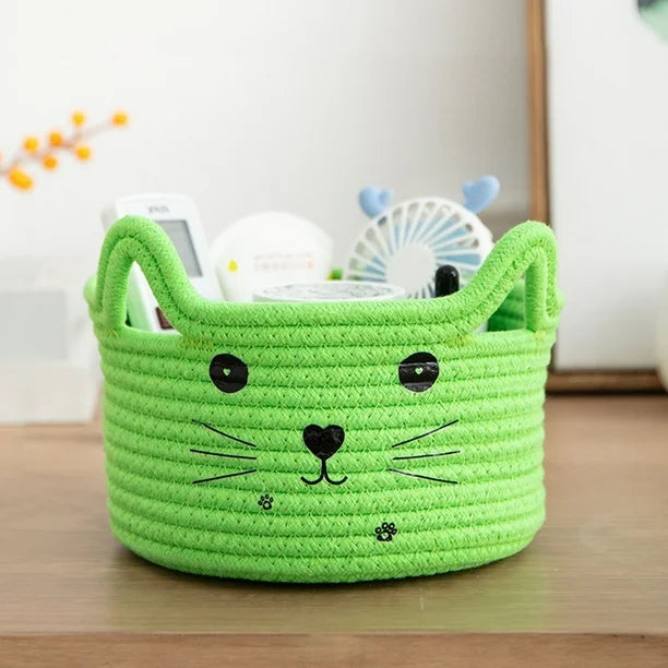 Paniers de Rangement - CottonStorageBaskets™ - Vert
