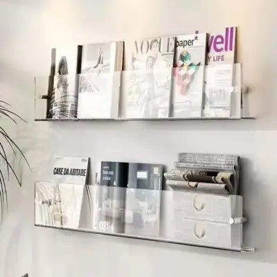 Porte revue mural - ModernStorageRack™ - Transparent