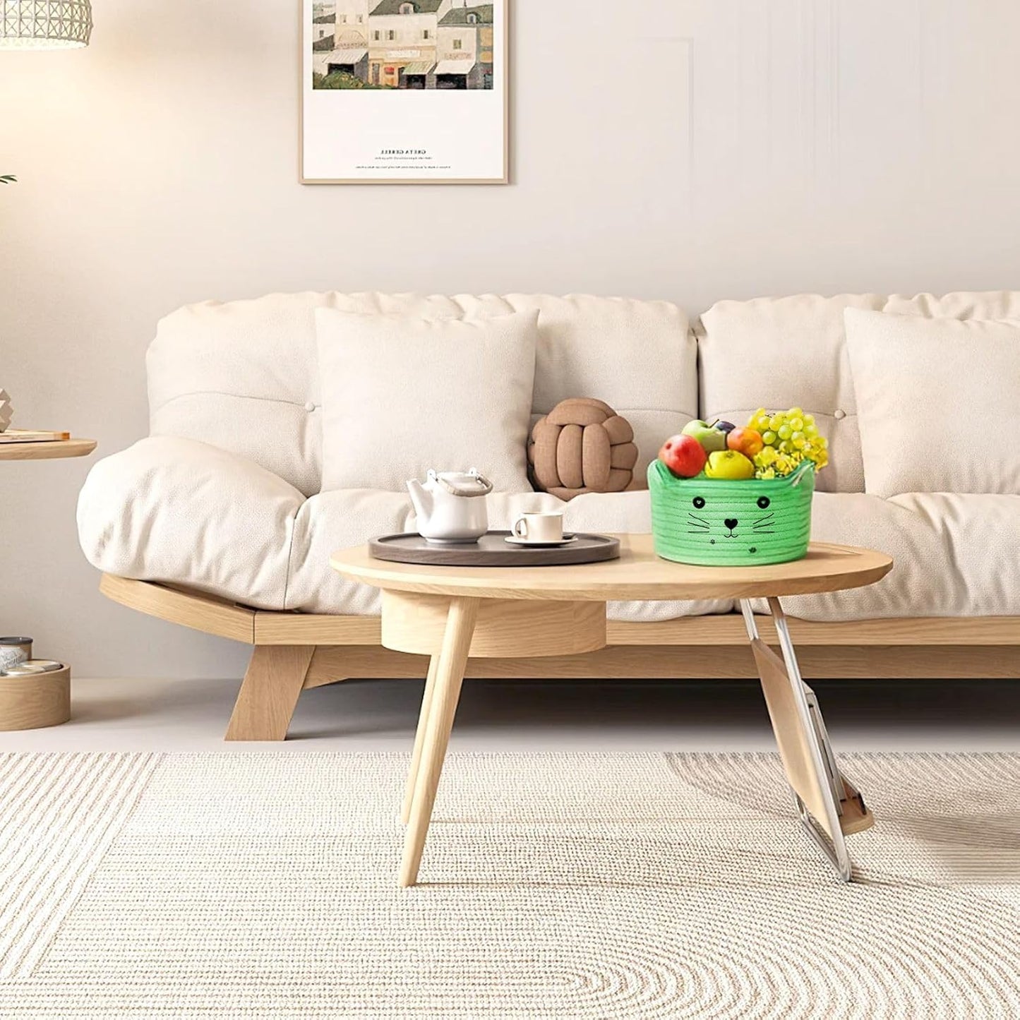 Paniers de Rangement - CottonStorageBaskets™ - Vert