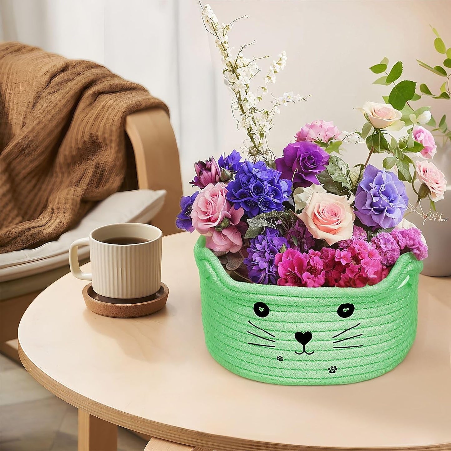Paniers de Rangement - CottonStorageBaskets™ - Vert