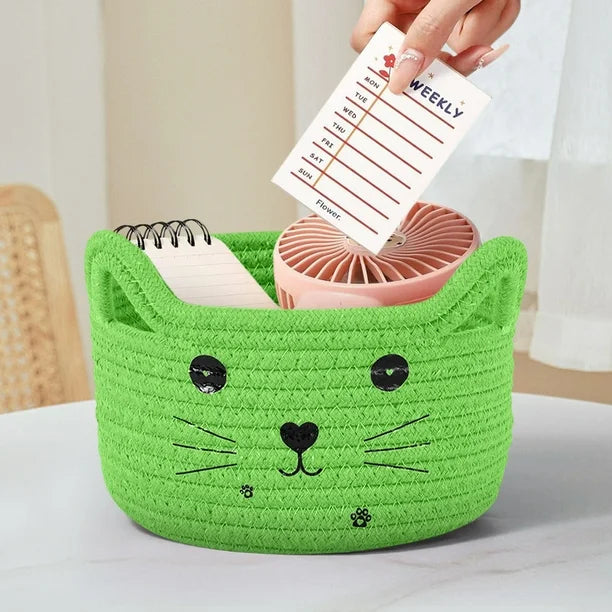 Paniers de Rangement - CottonStorageBaskets™ - Vert